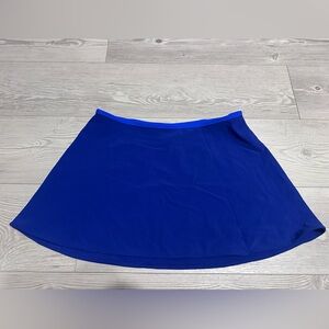 Vintage Calvin Klein Royal Blue Swim Mini Skirt Cover, Size L